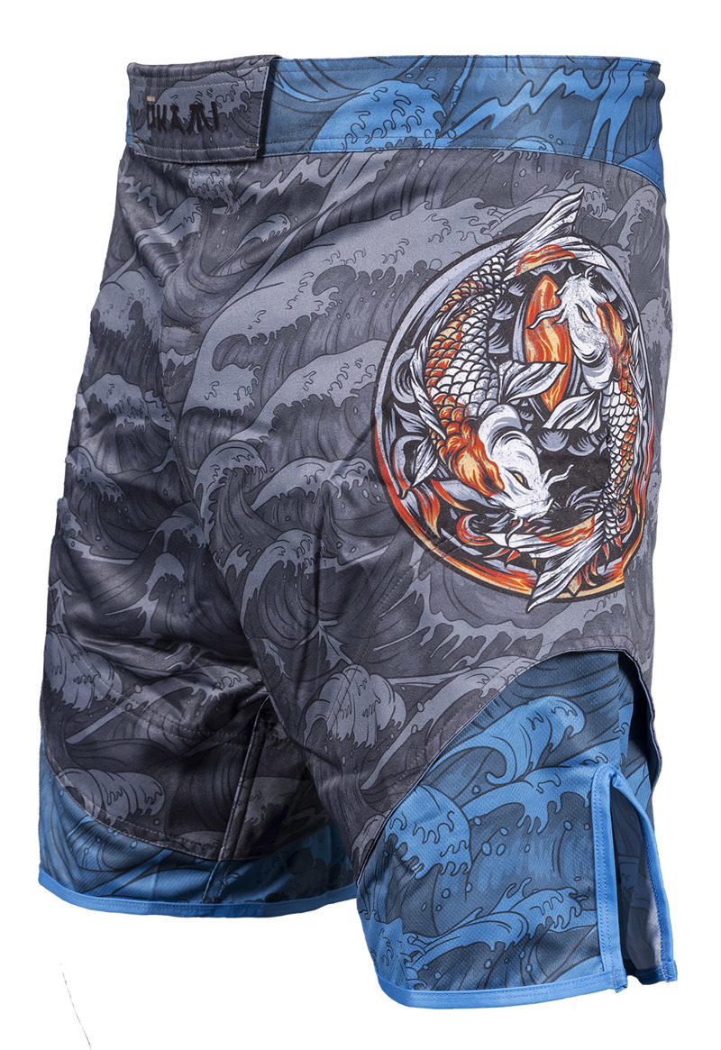 OKAMI FightShorts kois - black